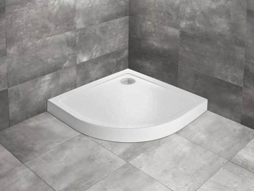 Radaway Doros Stone A íves zuhanytálca előlappal/nélküle több színben